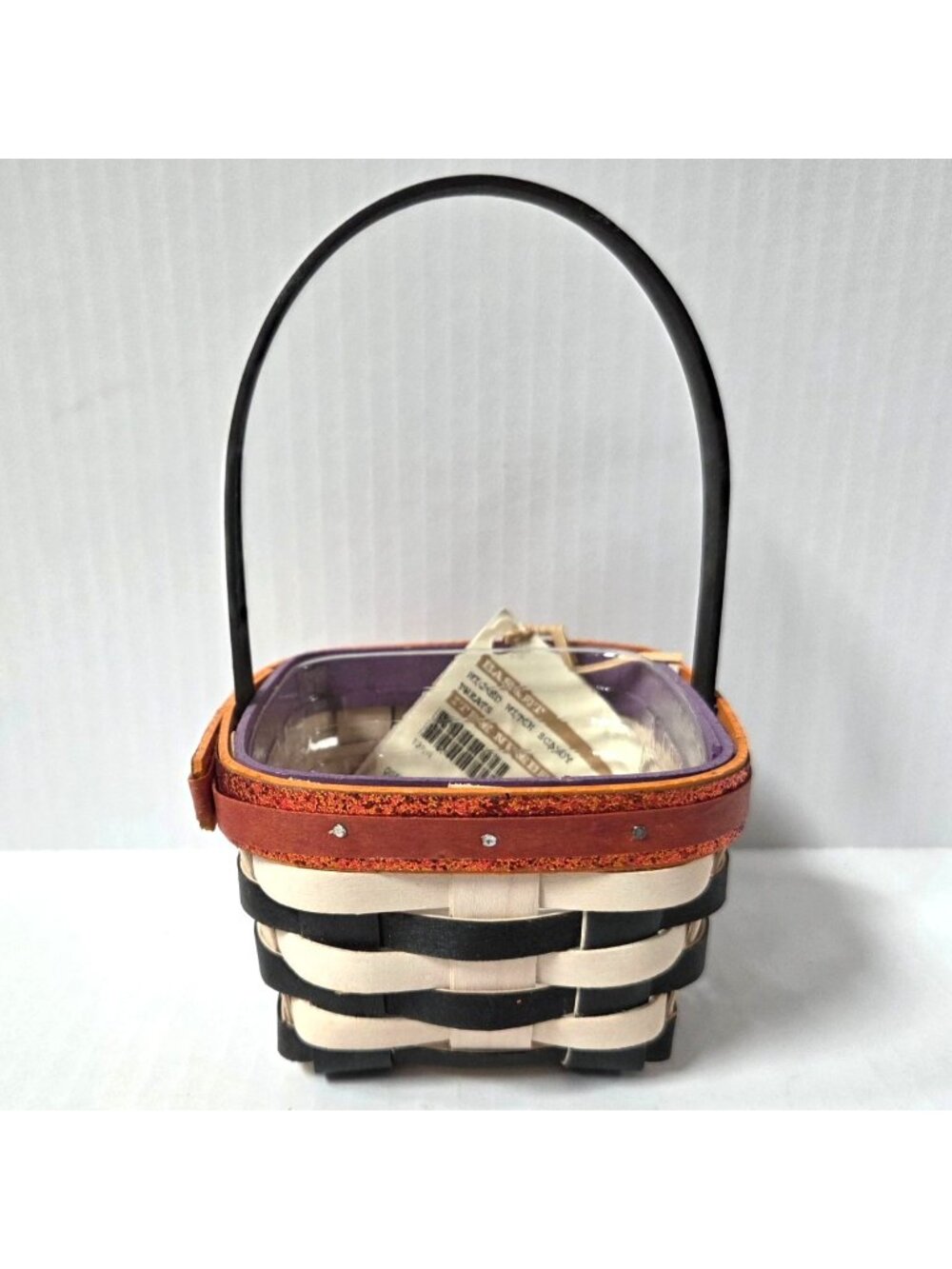 Longaberger 2014 Wicked Witch Scaredy Treats Basket Protector Set Halloween NEW